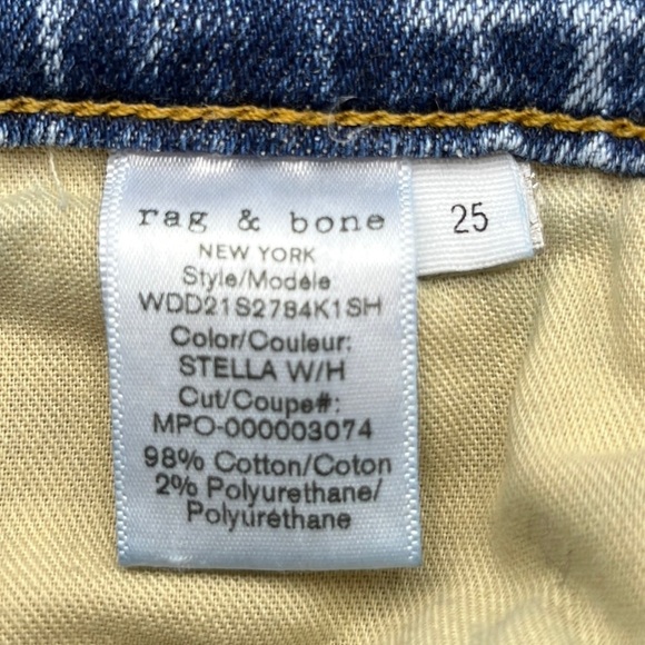 Rag & Bone Nina High Rise Ankle Flare Size 25 - Picture 13 of 16